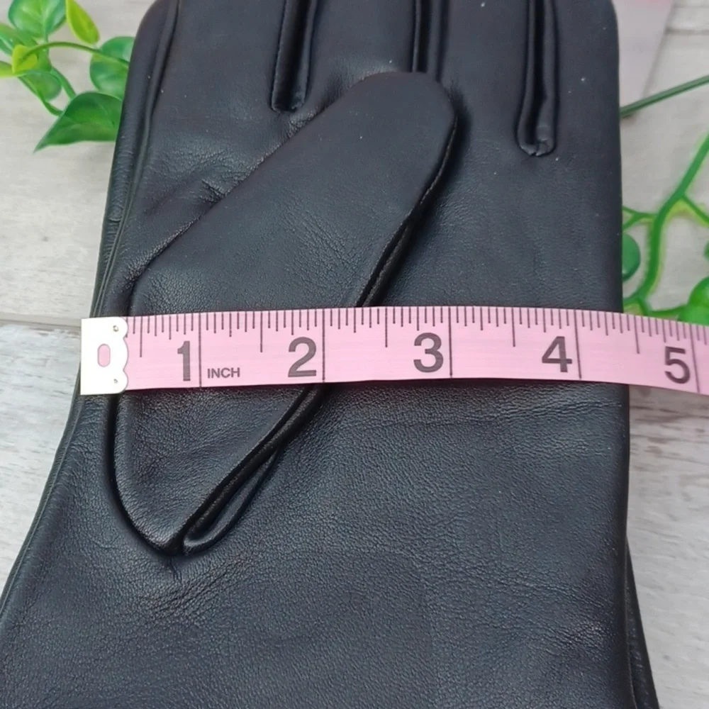 Michael Kors Leather Gloves Large NWT